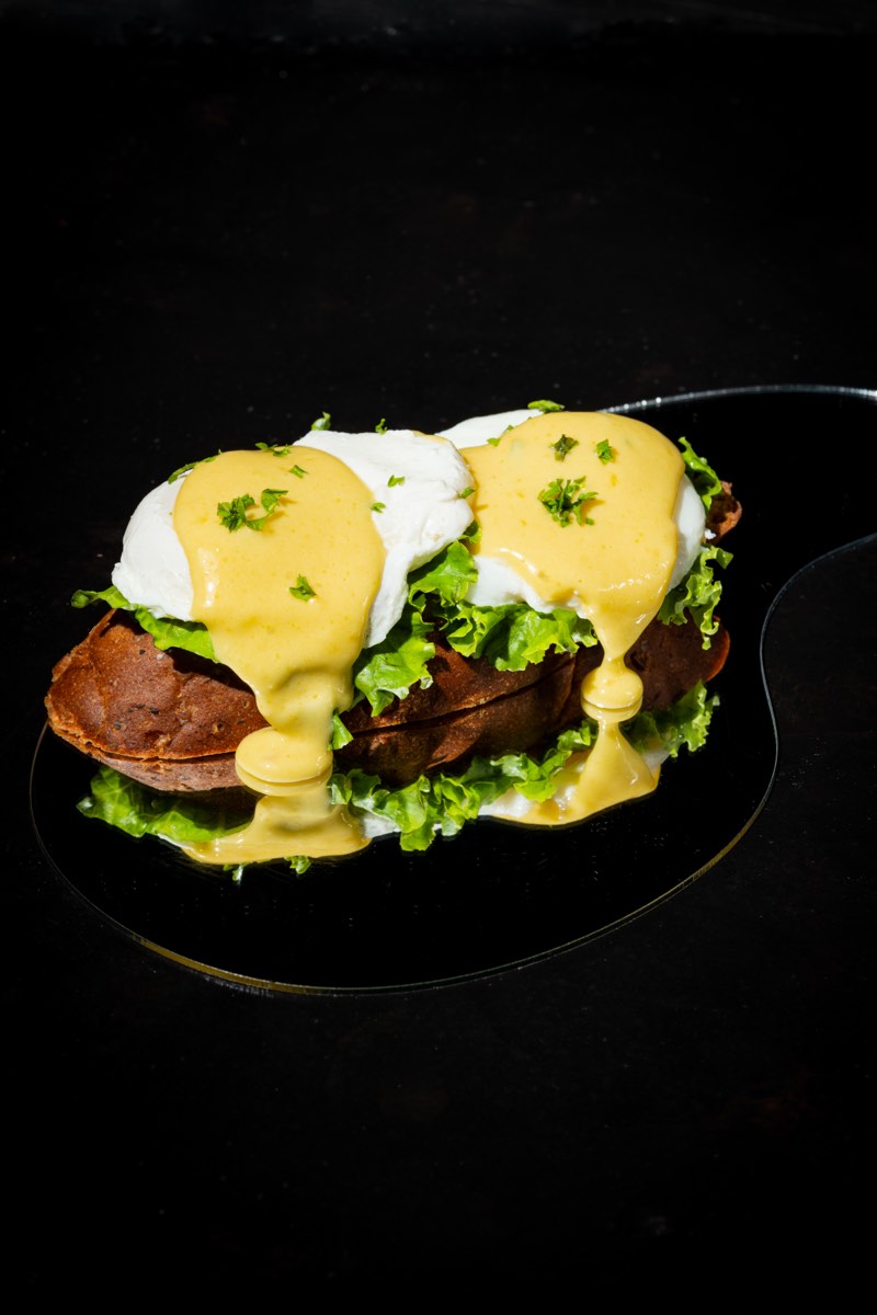 Bell Pepper Eggs with Brown Bread — Egg breakfast from Edibles, Kochi